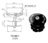 FSA Stjernemutter med Top Cap