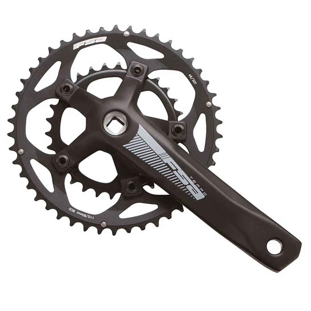 FSA Tempo Adventure Kranksett Refurbished, Black, 172.5mm