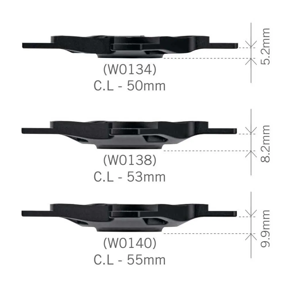 FSA V-shape Edderkopp, Black, 55mm