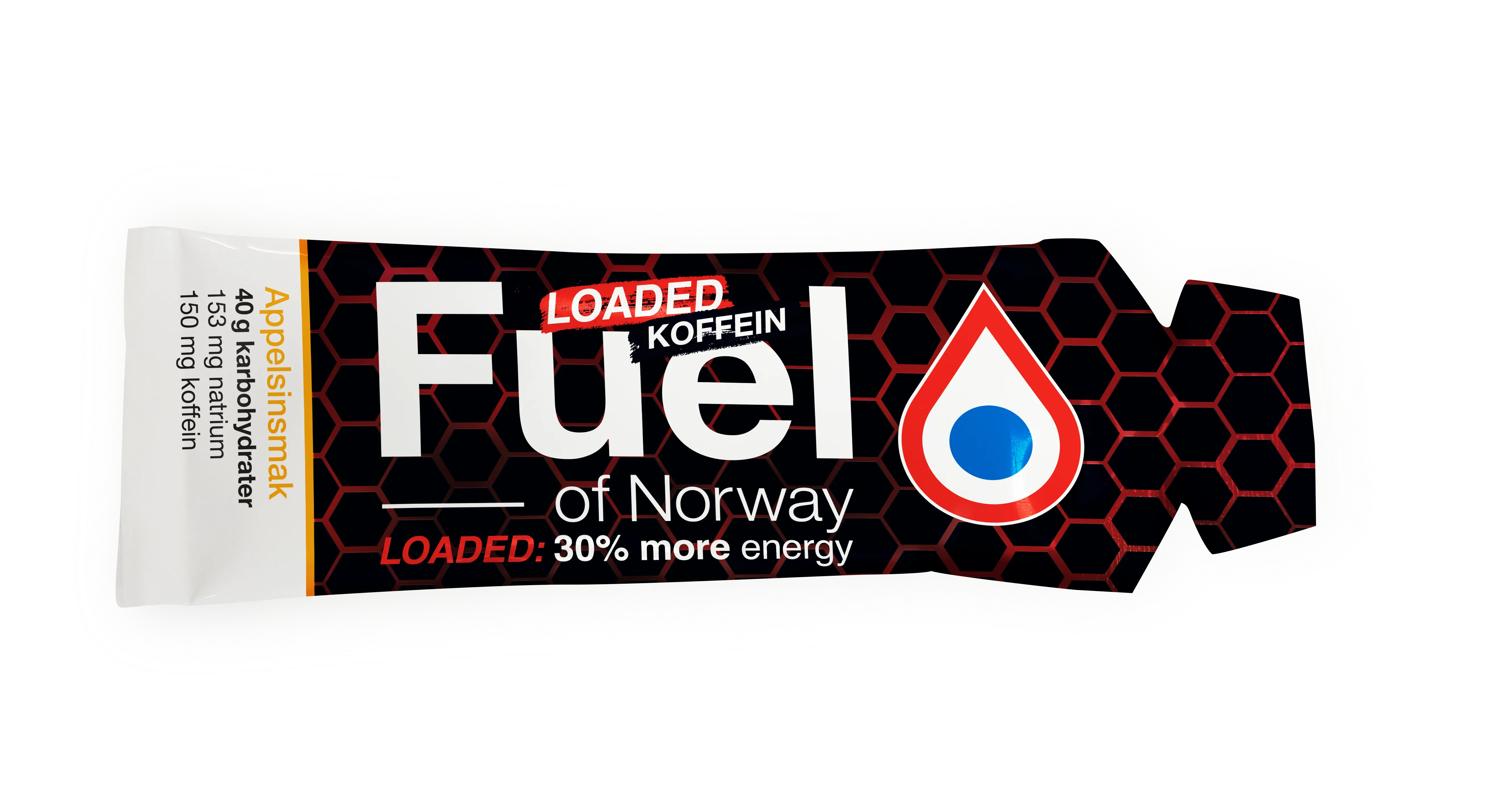 Fuel Of Norway Loaded Koffein Appelsin Energigel 20 stk