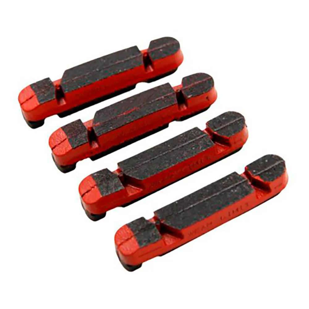 Fulcrum Carbon Shimnao Felgbremseklosser 4 Enheter, Red, One Size