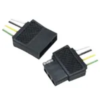 Fultyme Rv 4-pins Kontakt For Tilhenger Med Flatt Karosseri 10a