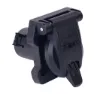Fultyme Rv 7-polet Rund Sidekontakt For Bil Fra 2014, Black, One Size