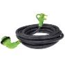 Fultyme Rv 90° Elektrisk Skjøteledning 7.62 M 30a, Black / green, One Size