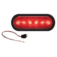 Fultyme Rv Innfelt Oval Forseglet Led-baklykt