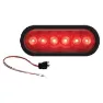 Fultyme Rv Innfelt Oval Forseglet Led-baklykt, Red, 152.4mm