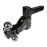 Fultyme Rv Justerbart Trekk Med Tre Kulehoder, Black, 3500-10000lbs