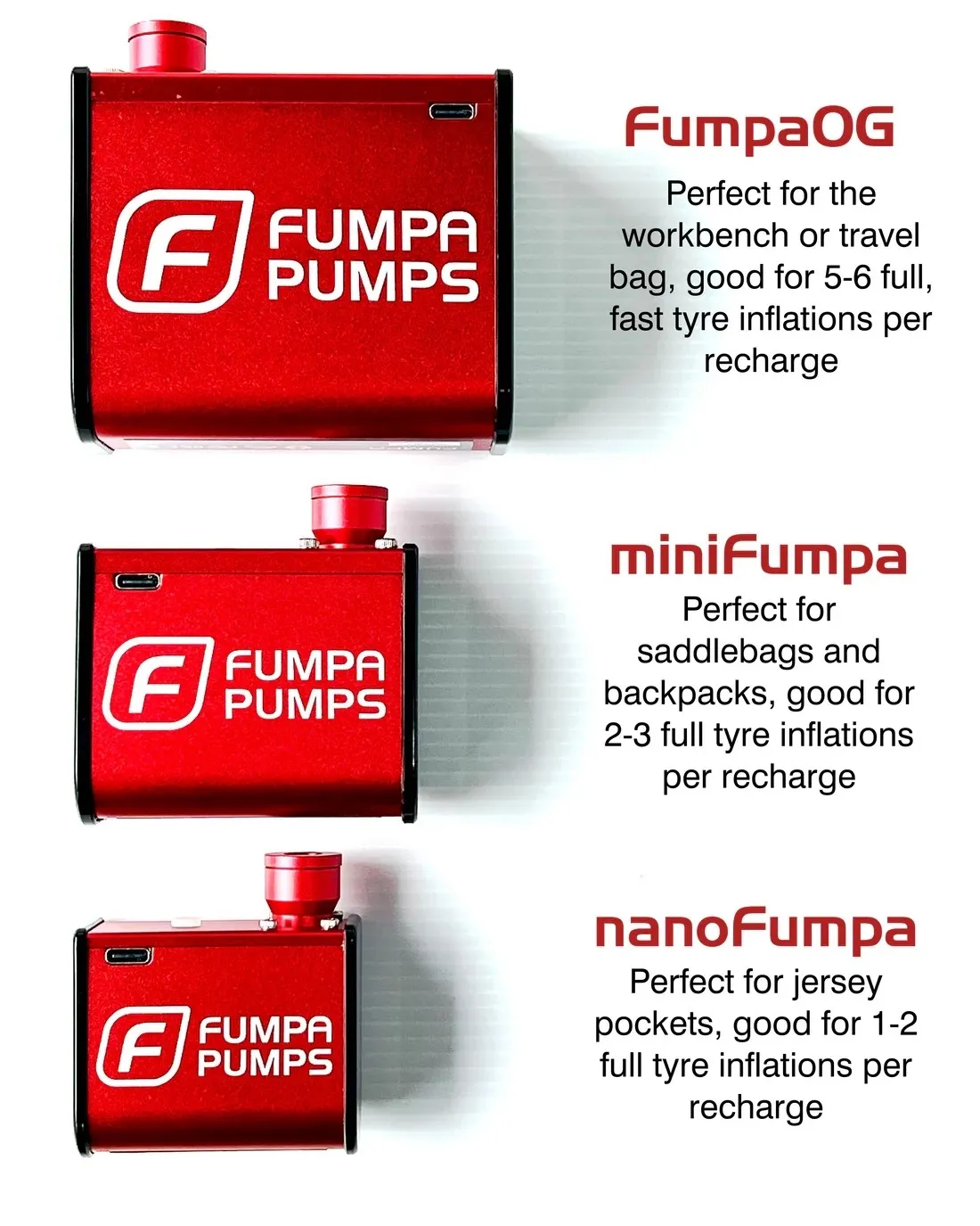 Fumpa Pumps OG Elektrisk Sykkelpumpe