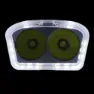 Funken 2x Cree + 14 Smd Day Frontlys, Black, 900 Lysstyrker
