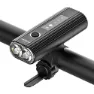 Funken 2x Led Xpg Sensor 3000mah Li-poly Integrated Frontlys, Black, 650 Lysstyrker