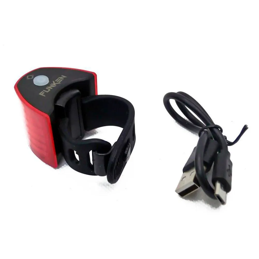 Funken 73x Led 300mah Li-poly Baklys, Black, 120 Lysstyrker