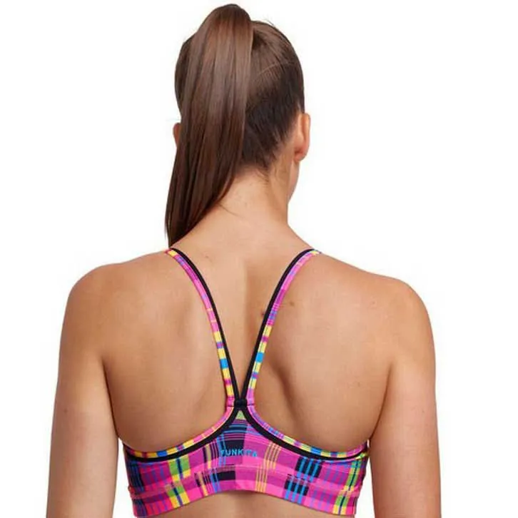 Funkita Happy Highlander Bikinitopp female, Geometric pink / yellow, AUS 10 Funkita Happy Highlander Bikinitopp female, Geometric pink / yellow, AUS 10