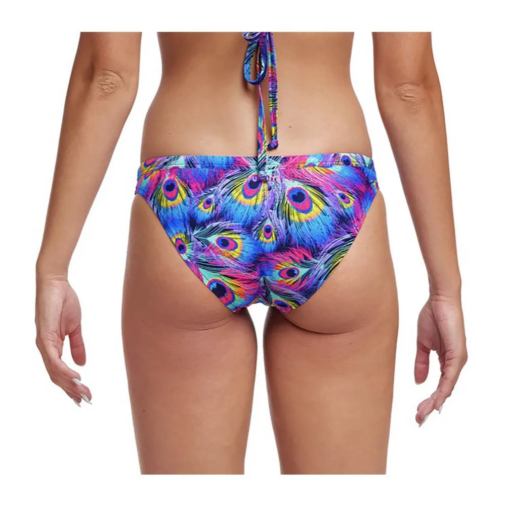 Funkita Hipster Peacock Paradise Bikini Bunn female, Illustration aqua / multi, AUS 10 Funkita Hipster Peacock Paradise Bikini Bunn female, Illustration aqua / multi, AUS 10