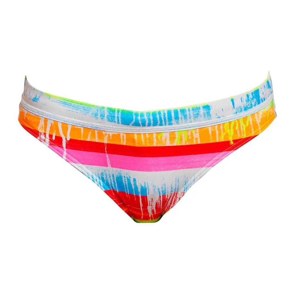 Funkita Sports Dye Hard Bikini Bunn female, Stripes multi / white, AUS 8 Funkita Sports Dye Hard Bikini Bunn female, Stripes multi / white, AUS 8