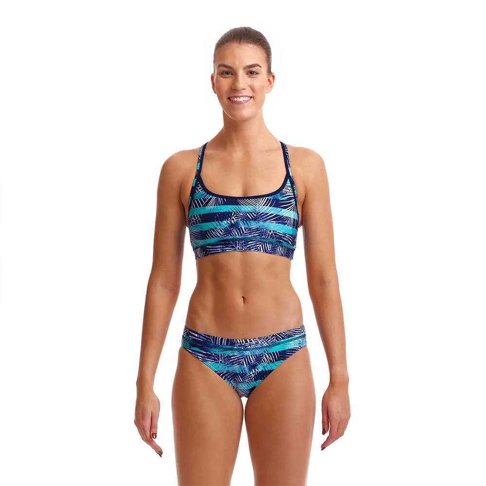Funkita Sports Palm Pilot Bikini Bunn female, Multi / navy, AUS 8