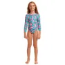 Funkita Sun Cover Badetøy female, Paddling pink, 4Y