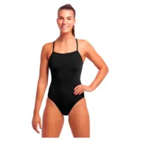 Funkita Swim Secure Still Black Badetøy female Funkita Swim Secure Still Black Badetøy female