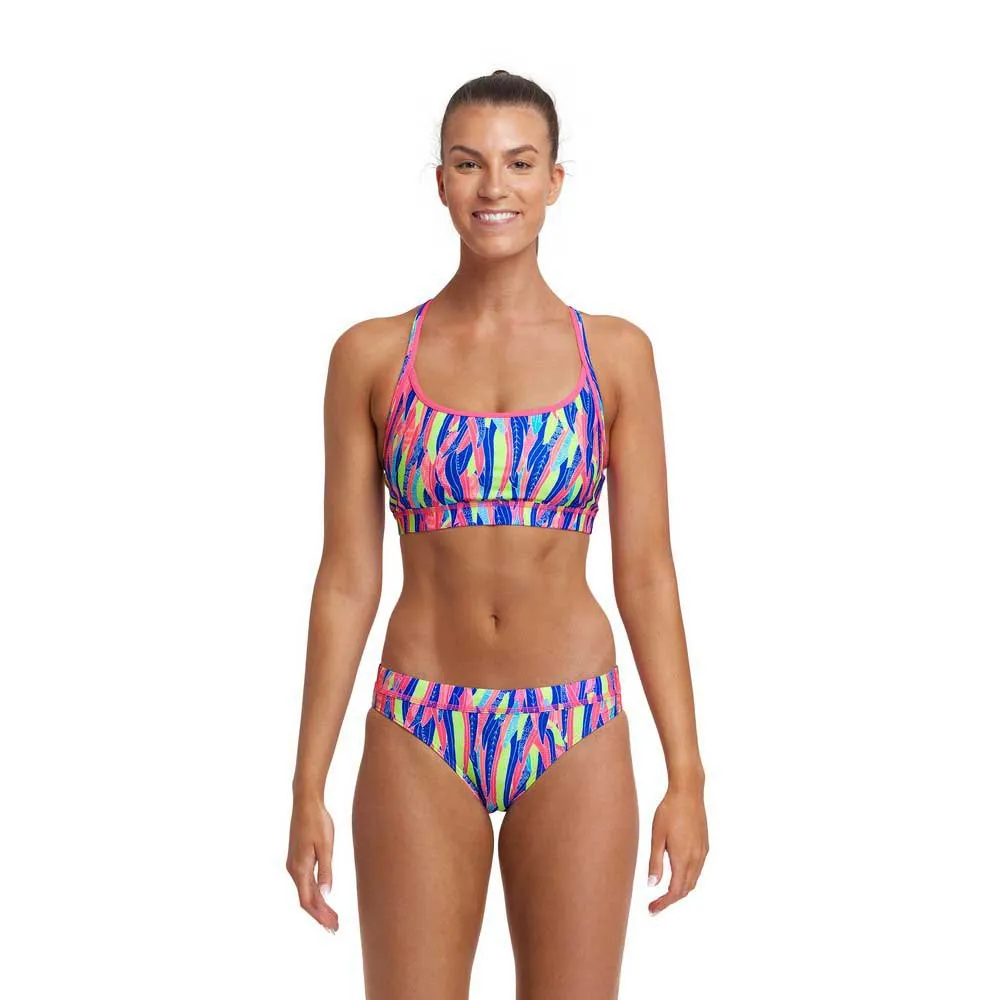 Funkita Wing Tips Bikini Bunn female, Illustration multi, AUS 8