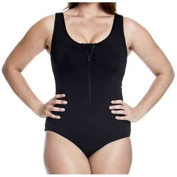 Funkita Zip Front Badetøy female