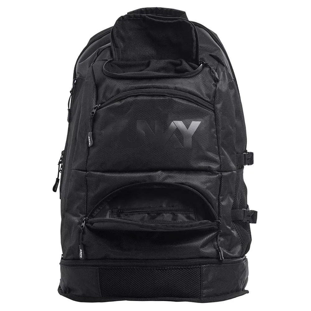 Funky Trunks Expandable Elite Squad Ryggsekk unisex, Back to black, One Size