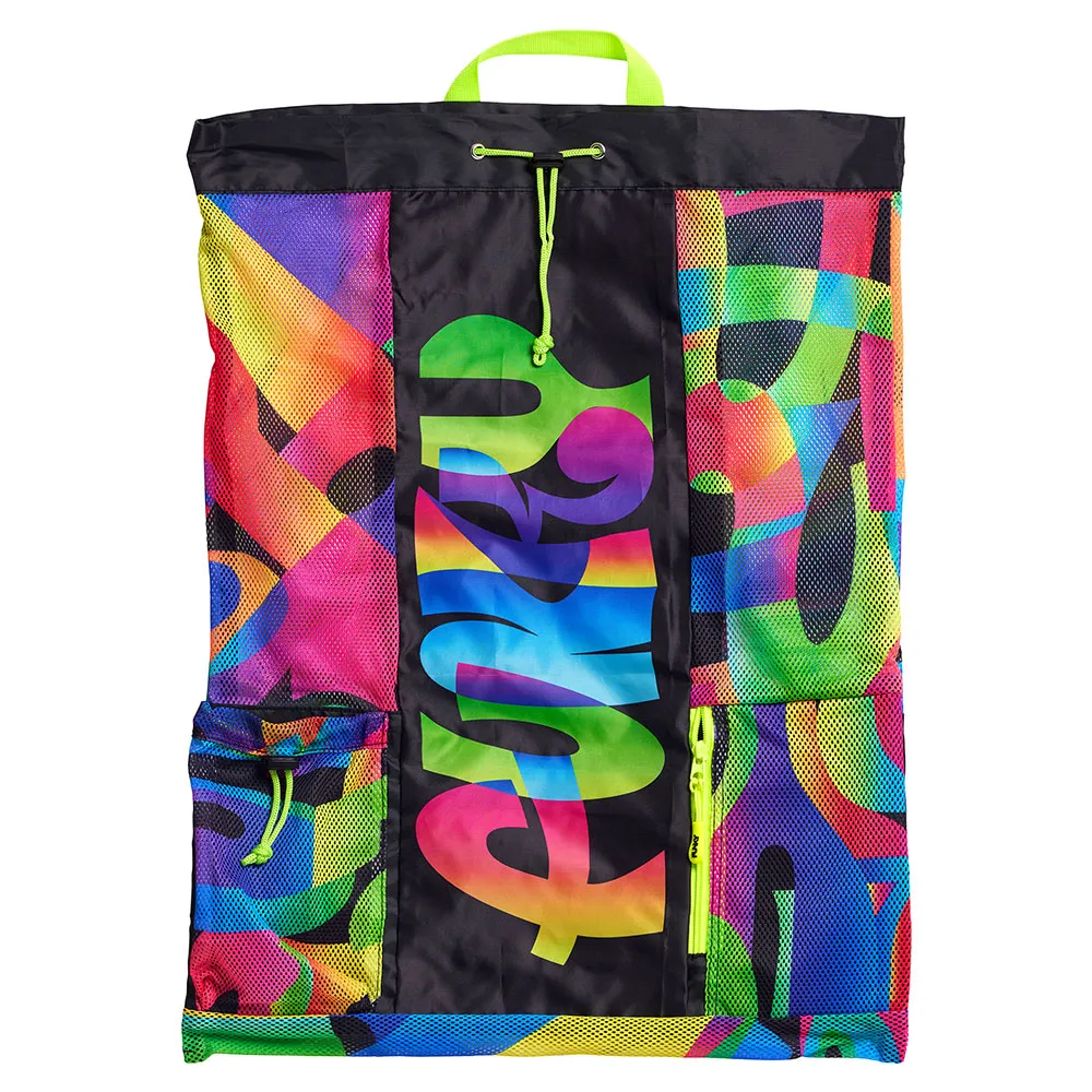 Funky Trunks Gear Up Mesh Ryggsekk unisex, Colour funk, One Size