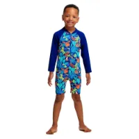 Funky Trunks Go Slothed Uv-beskyttende Langermet Jumpsuit Til Barn unisex