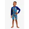 Funky Trunks Go Slothed Uv-beskyttende Langermet Jumpsuit Til Barn unisex