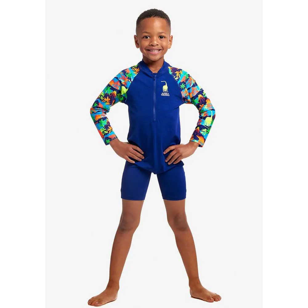 Funky Trunks Go Uv-beskyttende Langermet Jumpsuit Til Barn unisex Funky Trunks Go Uv-beskyttende Langermet Jumpsuit Til Barn unisex