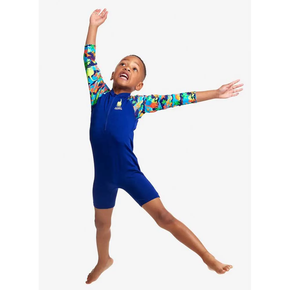 Funky Trunks Go Uv-beskyttende Langermet Jumpsuit Til Barn unisex Funky Trunks Go Uv-beskyttende Langermet Jumpsuit Til Barn unisex
