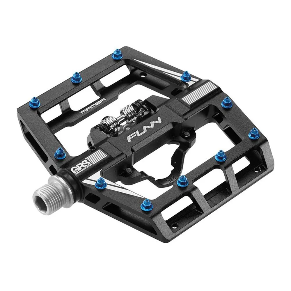 FUNN Mamba Sykkelpedaler, Black / blue, One Size FUNN Mamba Sykkelpedaler, Black / blue, One Size
