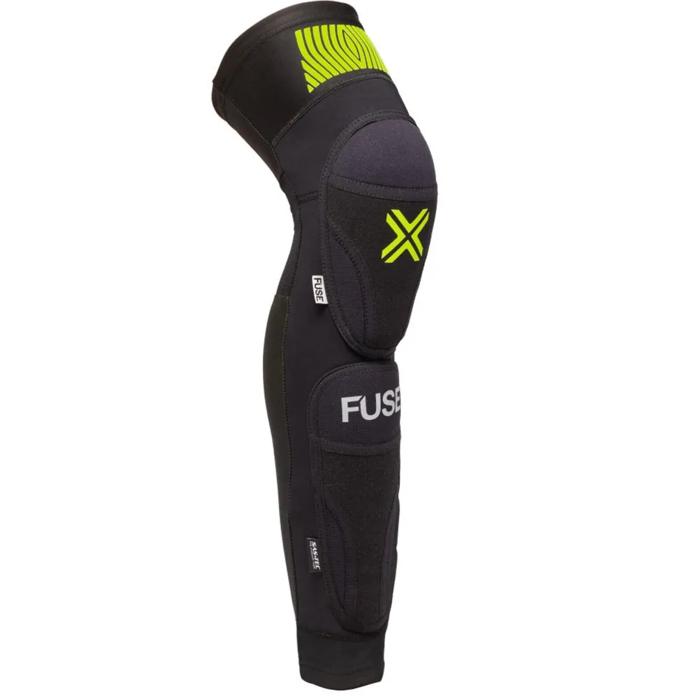 FUSE Omega 100 Knebeskytter/skinnebeskytter, Black