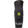 FUSE Omega Kids Albuebeskyttere, Black / neon yellow