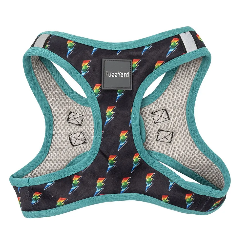 Fuzzyard Step In Volt! Hundesele, Multicolor, XL