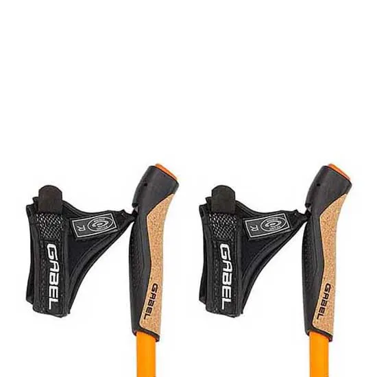 Gabel Carbon Xt 3s-100 F.l Spaserstokker, Black / orange, 54-135cm Gabel Carbon Xt 3s-100 F.l Spaserstokker, Black / orange, 54-135cm