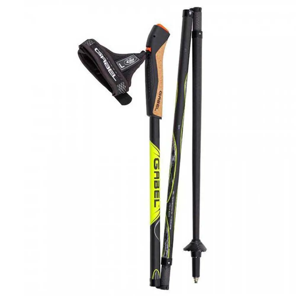 Gabel Cobra 3s-tr Spaserstokker, Black / yellow, 130cm
