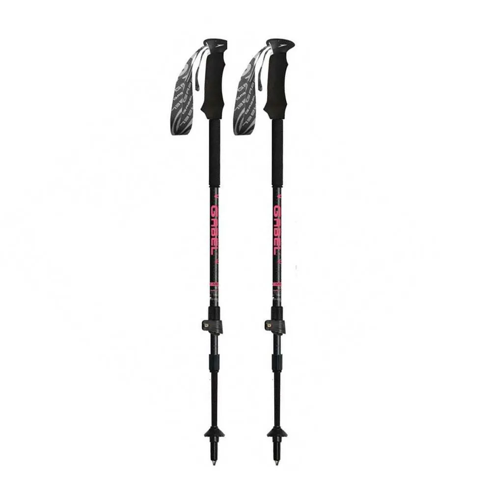 Gabel Escape Carbon Tour Lite Ai Spaserstokker, Black / pink, 59-131cm Gabel Escape Carbon Tour Lite Ai Spaserstokker, Black / pink, 59-131cm