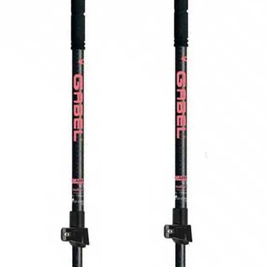 Gabel Escape Carbon Tour Lite Spaserstokker, Black / pink, 59-131cm Gabel Escape Carbon Tour Lite Spaserstokker, Black / pink, 59-131cm