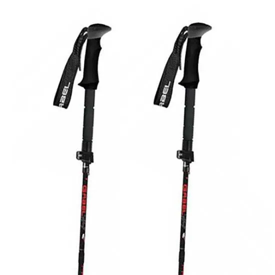 Gabel Fr-3 Ef Aluminio F60 Spaserstokker, Black / red, 37-130cm Gabel Fr-3 Ef Aluminio F60 Spaserstokker, Black / red, 37-130cm