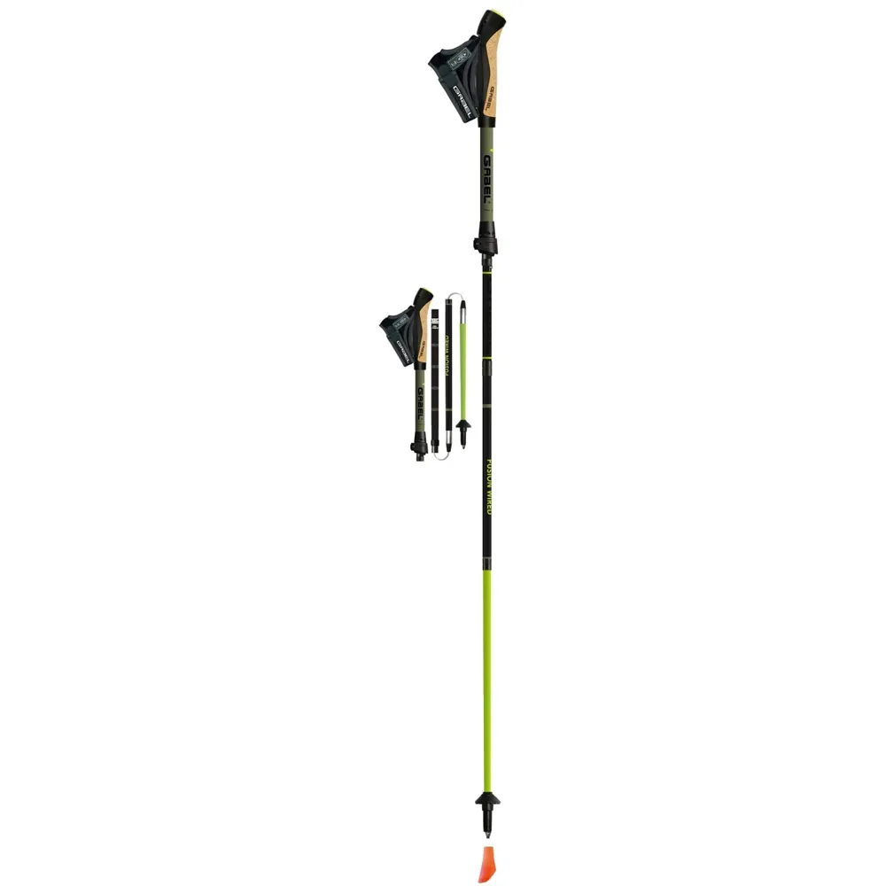 Gabel Fusion Wired 2025 Spaserstokker, Black, 110-130cm