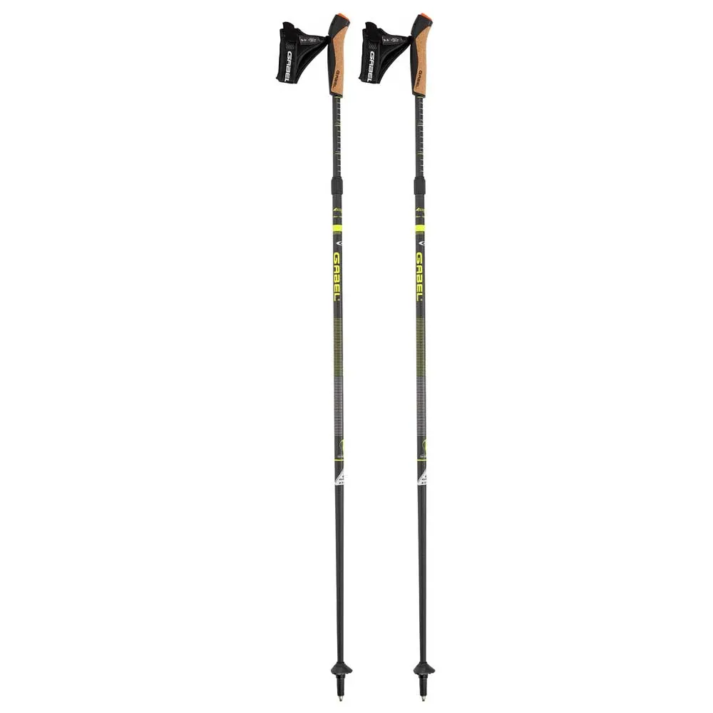 Gabel Inverso Carbon Spaserstokker, Black, 52-130cm
