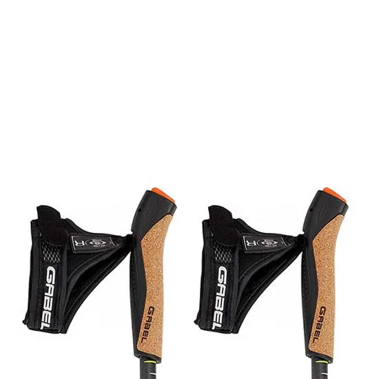 Gabel Inverso Carbon Spaserstokker, Black, 52-130cm