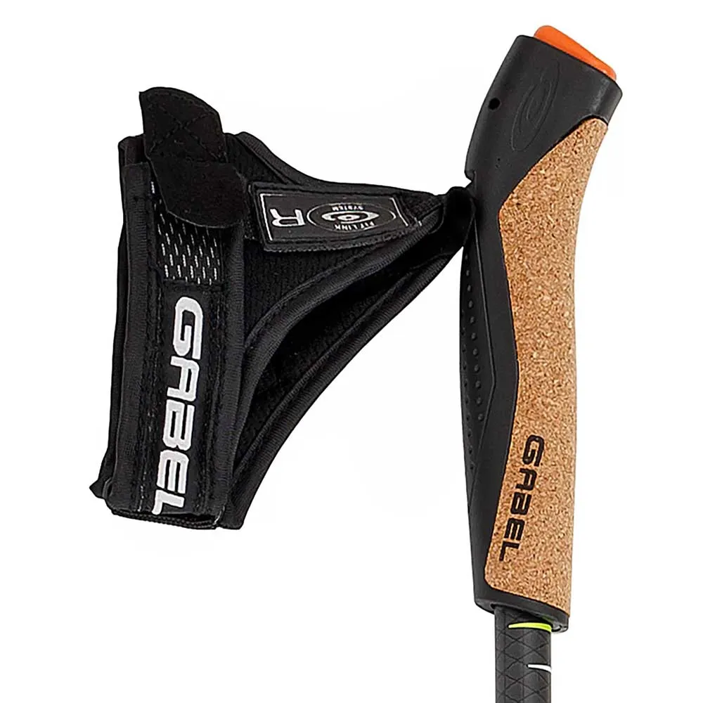Gabel Inverso Carbon Spaserstokker, Black, 52-130cm