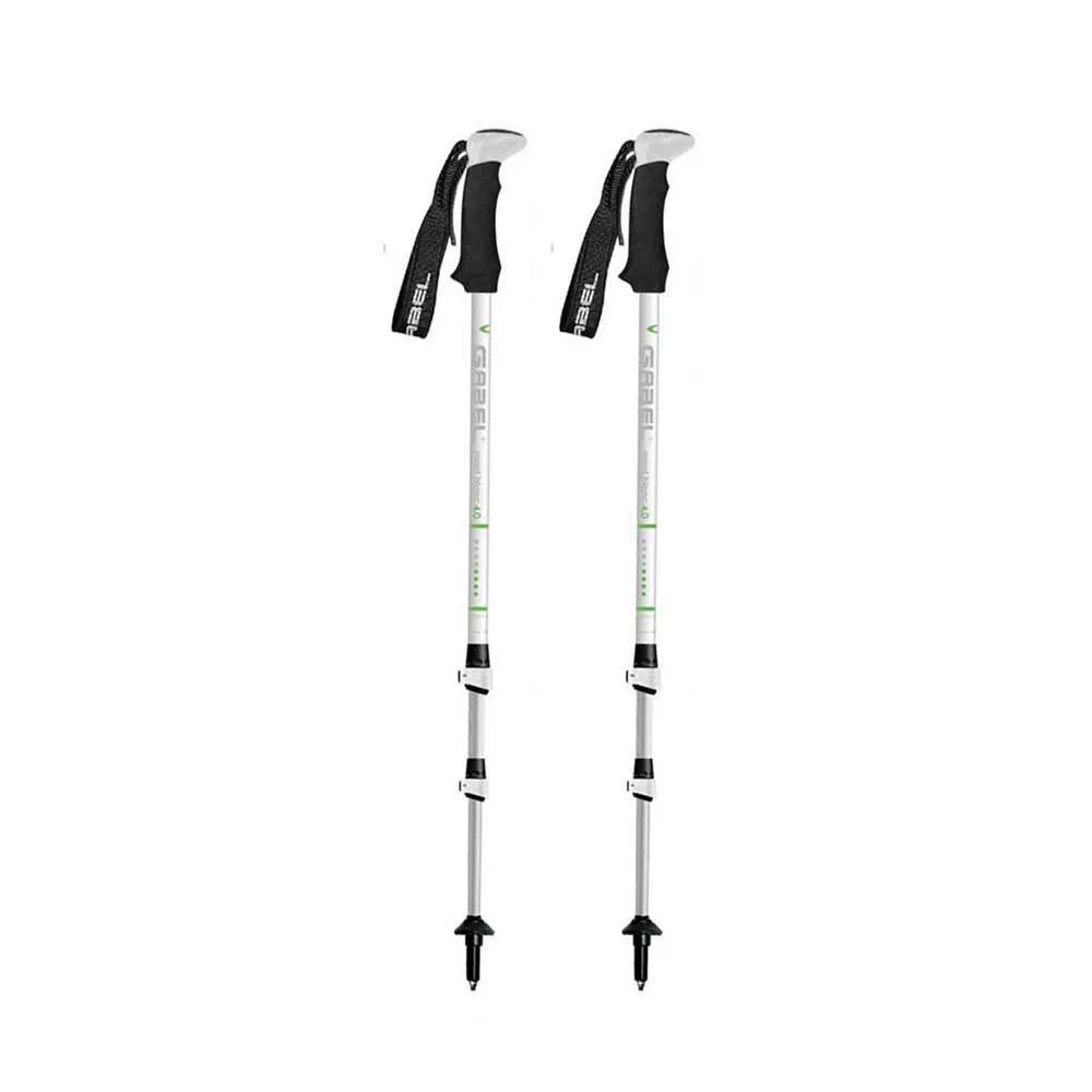 Gabel Mont Blanc Fl 4.0 Spaserstokker, White, 60-130cm