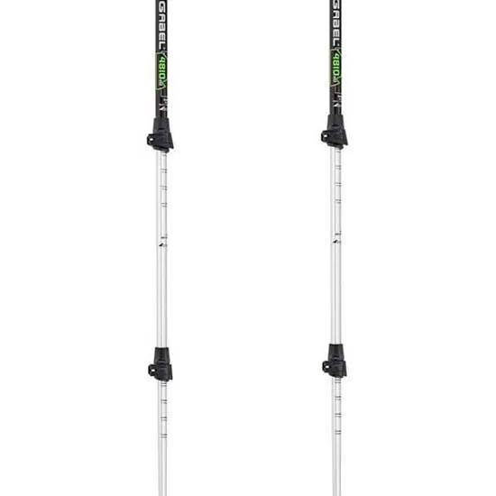Gabel Mont Blanc Tour Lite Spaserstokker, Black / green, 66-144cm Gabel Mont Blanc Tour Lite Spaserstokker, Black / green, 66-144cm