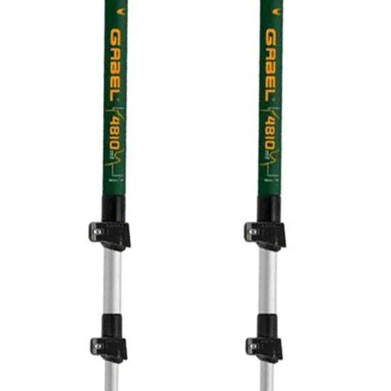 Gabel Montblanc Tour Alu Telescopic Spaserstokker, Moss, 66-144cm Gabel Montblanc Tour Alu Telescopic Spaserstokker, Moss, 66-144cm