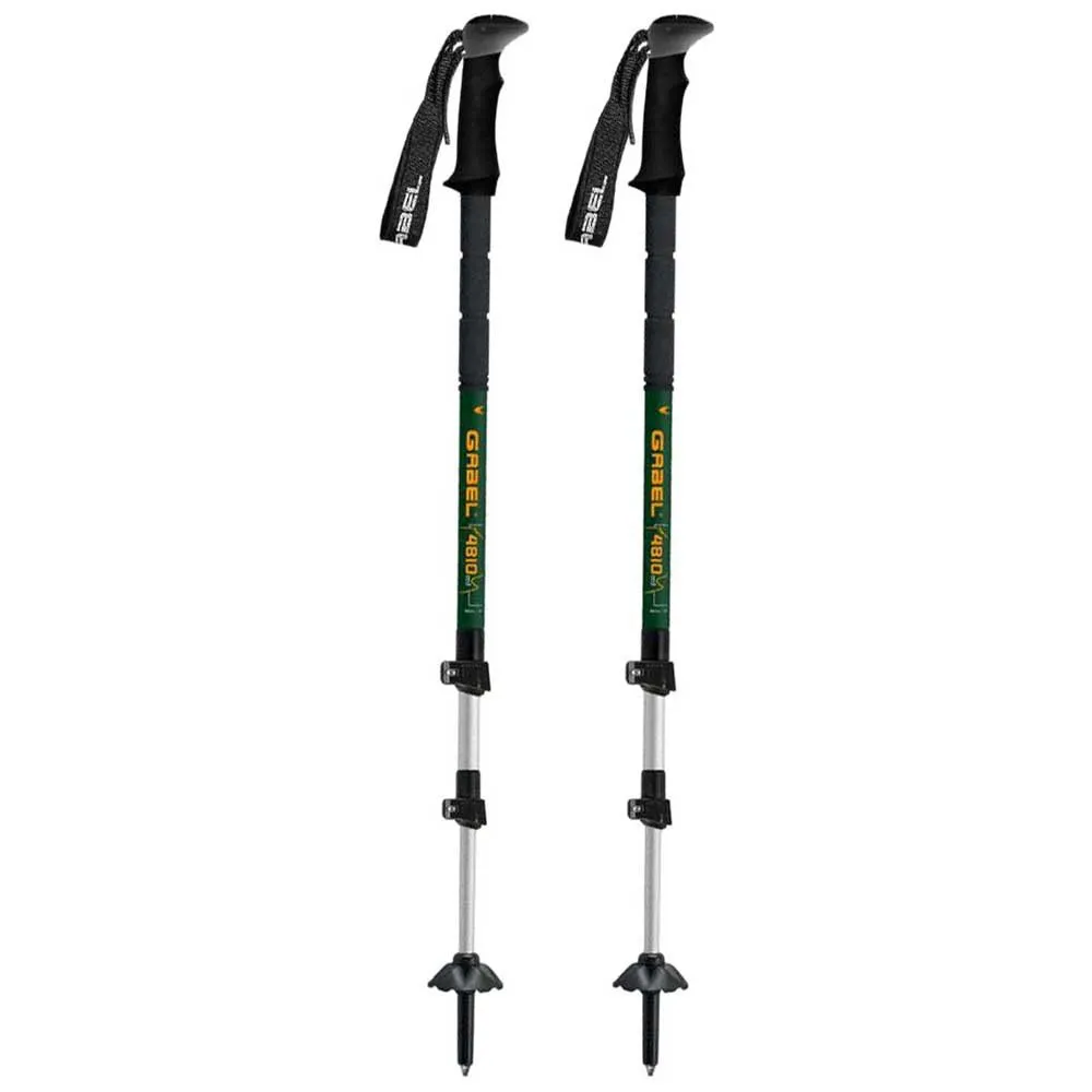 Gabel Montblanc Tour Alu Telescopic Spaserstokker, Moss, 66-144cm Gabel Montblanc Tour Alu Telescopic Spaserstokker, Moss, 66-144cm
