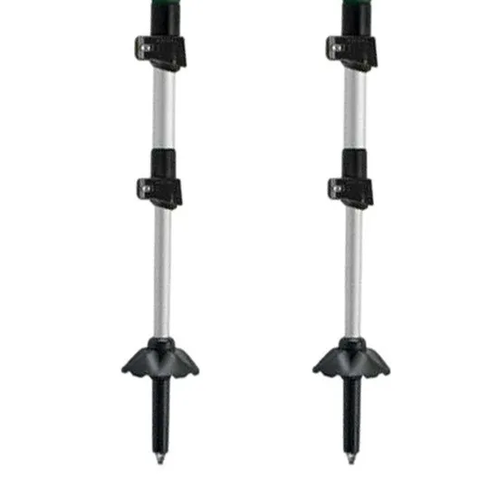 Gabel Montblanc Tour Alu Telescopic Spaserstokker, Moss, 66-144cm Gabel Montblanc Tour Alu Telescopic Spaserstokker, Moss, 66-144cm
