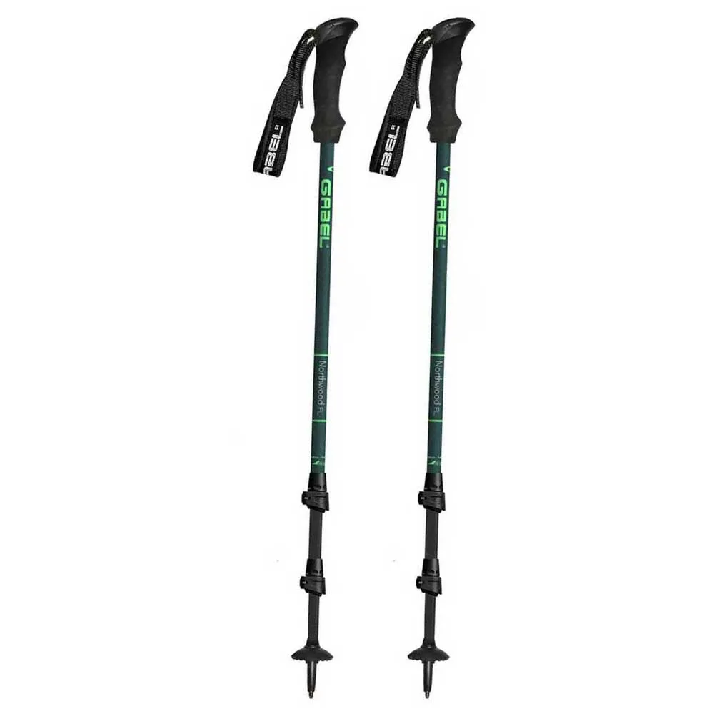 Gabel Northwood Fl Spaserstokker, Green, 66-142cm