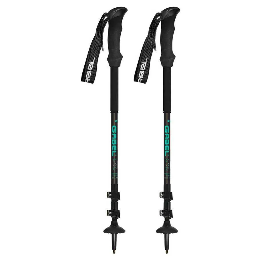 Gabel Vertigo Lite Tour F.lalu Telescopic Spaserstokker, Black / yellow / white, 63-140cm Gabel Vertigo Lite Tour F.lalu Telescopic Spaserstokker, Black / yellow / white, 63-140cm