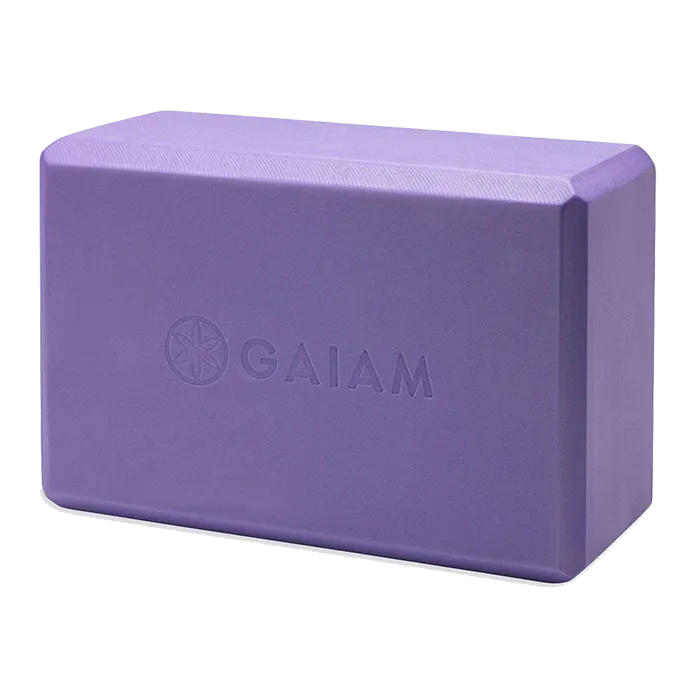 Gaiam Yoga Block, Lila Gaiam Yoga Block, Lila